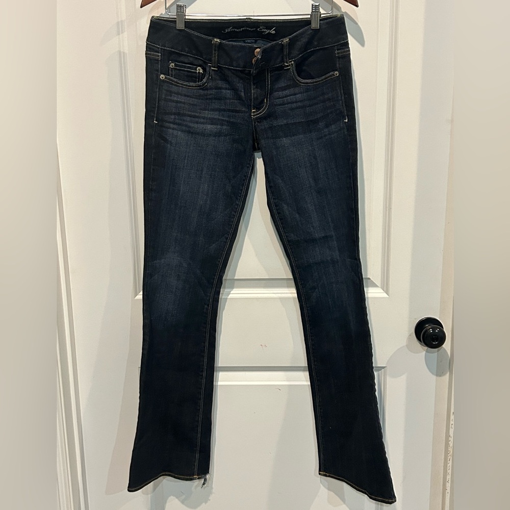American Eagle Outfitters Dark Blue Flare Jeans